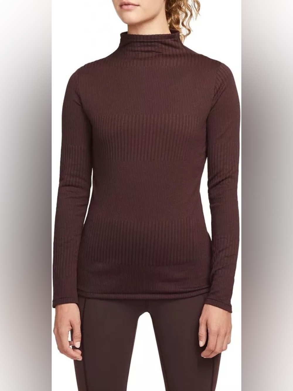 Nike Yoga Ribbed Long Sleeve Top